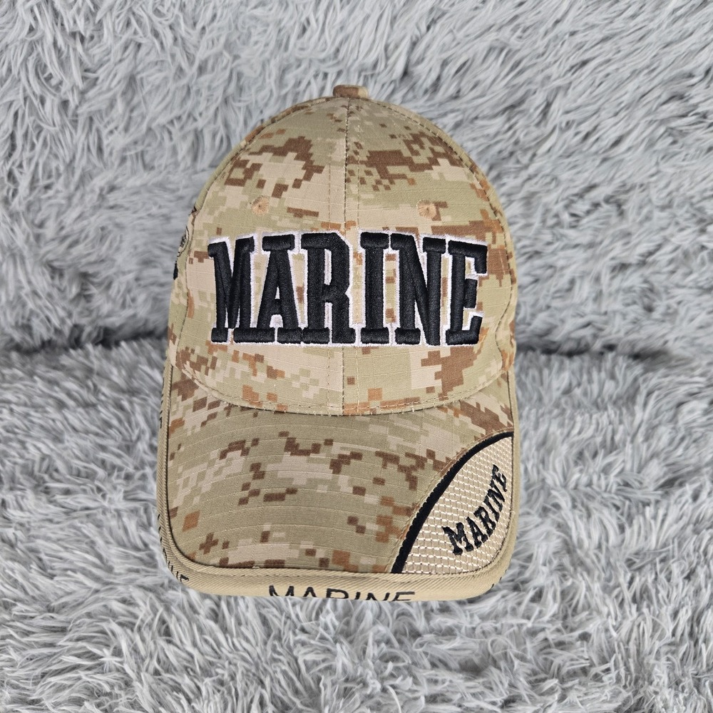 JWM US Marine Green Digital Camoflague Hook‎ & Loop Baseball Cap